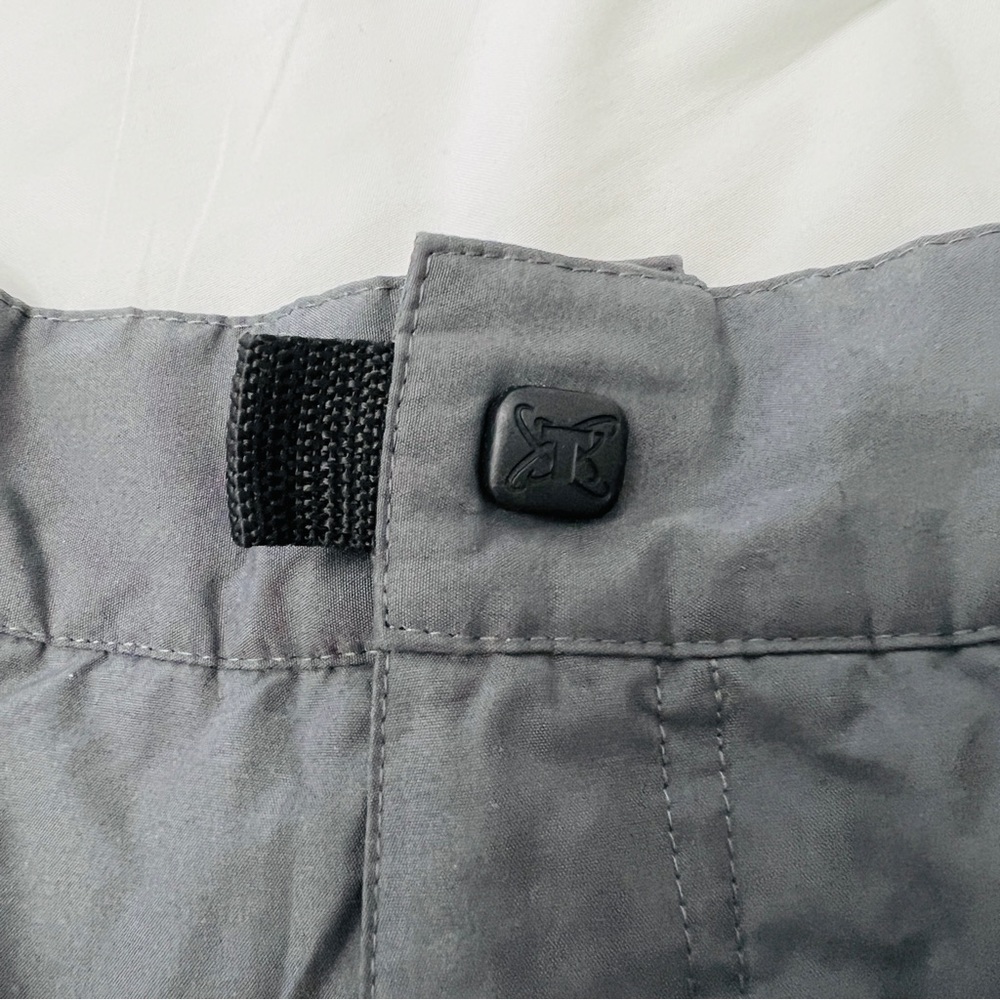 Turbine Outerwear Mens Grey Ski Winter Snow Insulated Pants Large Cargo Pockets - Picture 3 of 12